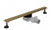 Lavita Odpływ liniowy Linear slim Brushed Gold 700 5900378370215